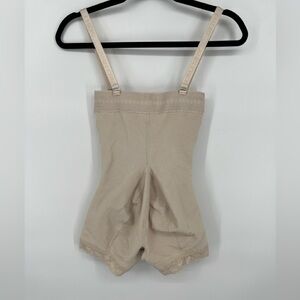 Ann Chery | Siempre La Mejor Faja Bodysuit | Small | Beige Zip Waist Trainer